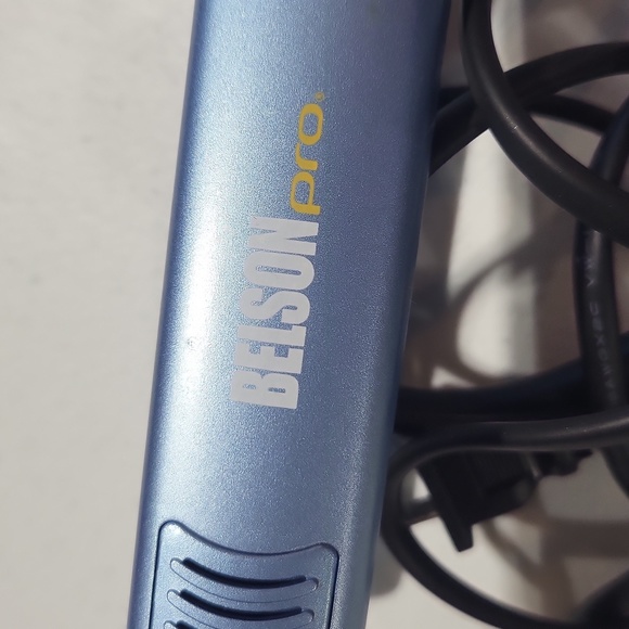 BELSON PRO 1" Blue Flat Iron Model BP2042 - Picture 2 of 10